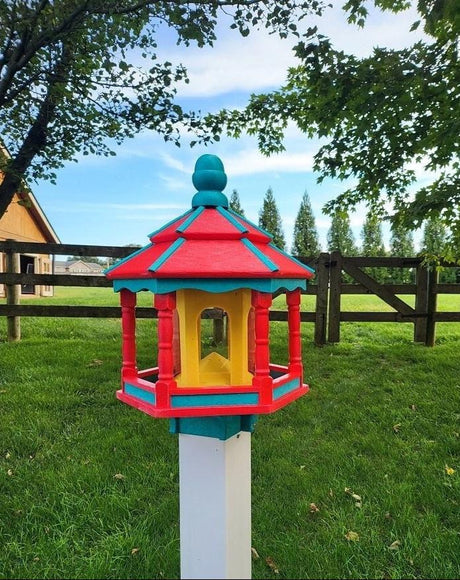 feeder tube, daytime bird feeder, feeder bird, bird feeding station, smart bird feeder, handmade bird feeder, outdoor décor, Amish birdfeeder, bird lover, gazebo bird feeder,