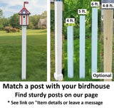Amish Handmade Birdhouse Independence Day Special! 250th Anniversary, Weather-Resistant Gifts Bird Lovers Bird Houses Bird Feeder Holiday