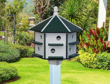 Load image into Gallery viewer, Birdhouse Purple Martin Amish Made 12 nesting Compartments Garden Décor Poly Purple Martin Bird House Outdoor
