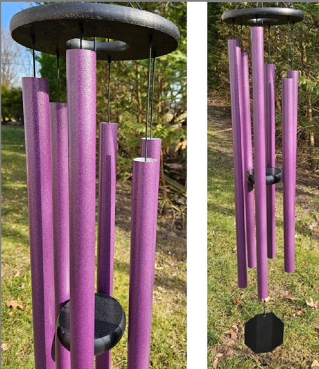 Outdoor décor, gardening, music, aluminum chimes, chimes, Wind chime, Hanging accessory, wind catcher, outdoor décor, patio décor, garden chimes, sound healing, meditation, sound, wind chimes. Spirit sound healing, deep tone, classical, windchimes