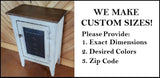 Rustic Cabinet - Fully Assembled - Nightstand - Primitive Cabinet - Home Décor - Handmade - Fireplace Cabinet - Bathroom Cabinet
