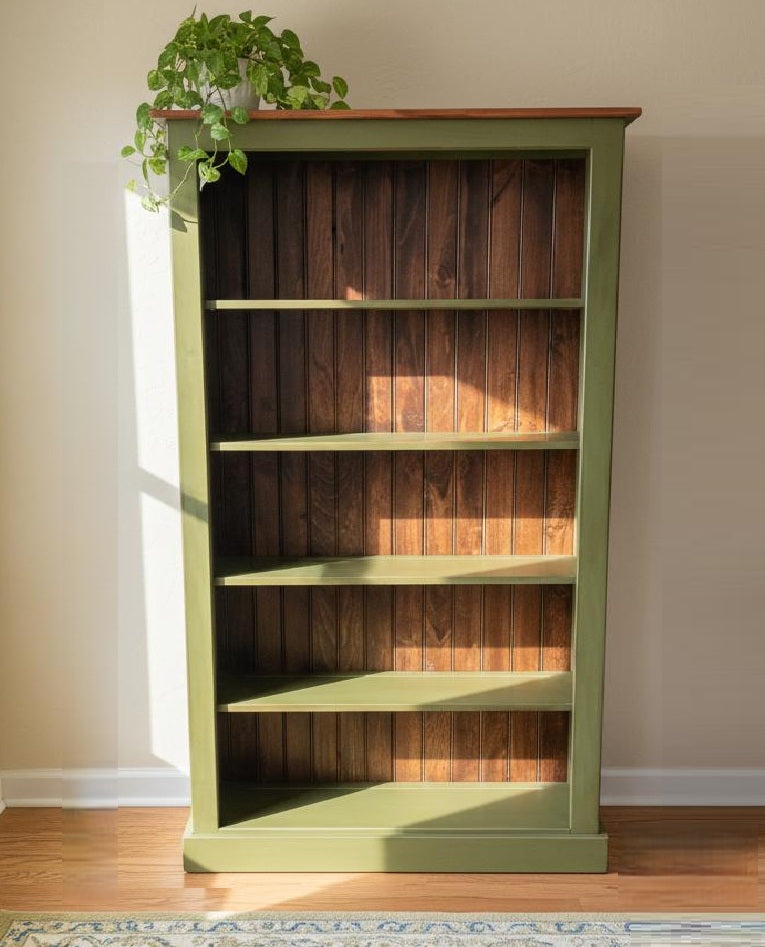 Bookshelf Amish Handmade Furniture Rustic Bookcase Organizer Shelf Bookcase Decor Home Furniture Rustic Book Shelf Unique Furniture Antique