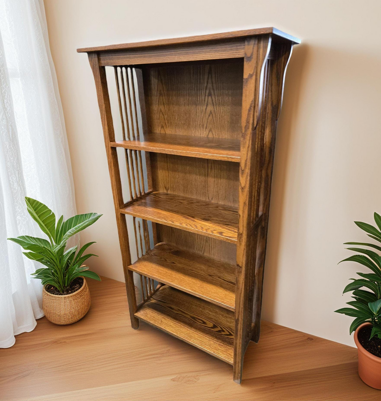 Bookshelf Amish Handmade Furniture Rustic Bookcase Organizer Shelf Bookcase Decor Home Furniture Rustic Book Shelf Unique Furniture Antique