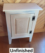 Rustic Cabinet - Fully Assembled - Nightstand - Primitive Cabinet - Home Décor - Handmade - Fireplace Cabinet - Bathroom Cabinet