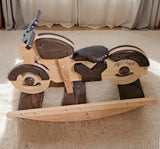 Amish Handmade Motorcycle Rocker - Children's Gift- Vintage - Decorative - Wooden Toy - Toddler Gift - Animal Toy - Collectible