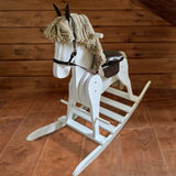 Children's Toy - Amish Handmade Rocking Horse - Vintage - Decorative - Wooden Toy - Toddler Gift - Animal Toy - Collectible - Toddler Gift
