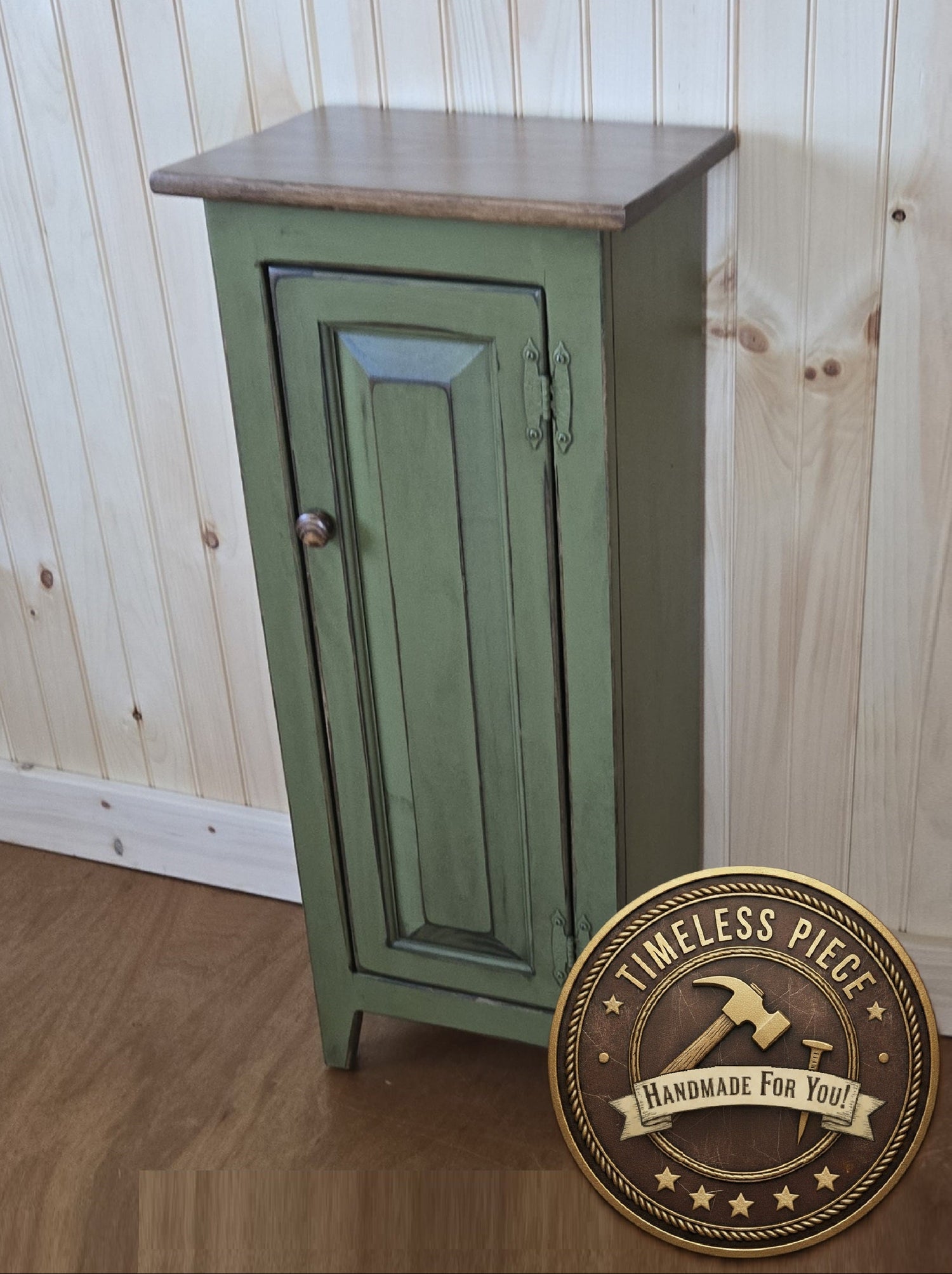 Pantry Cabinet - Amish Furniture - Primitive Jelly Cabinet - Rustic Chimney Cabinet - Home Décor- Amish Handmade- Primitive- Rustic Cupboard