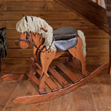 Amish Handmade Rocking Horse - Children's Toy - Vintage - Decorative - Wooden Toy - Toddler Gift - Animal Toy - Collectible - Toddler Gift