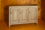 3 Door Cabinet - Amish Furniture - TV Stand - Primitive - Storage - TV Cabinet - Amish Handmade - Multipurpose Cabinet - Rustic -Case Goods