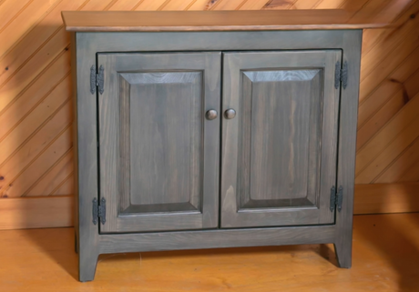 3 Door Cabinet - Amish Furniture - TV Stand - Primitive - Storage - TV Cabinet - Amish Handmade - Multipurpose Cabinet - Rustic -Case Goods