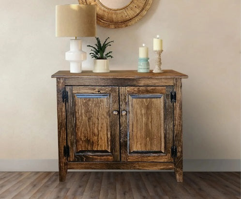 3 Door Cabinet - Amish Furniture - TV Stand - Primitive - Storage - TV Cabinet - Amish Handmade - Multipurpose Cabinet - Rustic -Case Goods