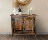 3 Door Cabinet - Amish Furniture - TV Stand - Primitive - Storage - TV Cabinet - Amish Handmade - Multipurpose Cabinet - Rustic -Case Goods