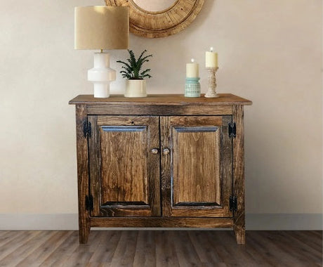 3 Door Cabinet - Amish Furniture - TV Stand - Primitive - Storage - TV Cabinet - Amish Handmade - Multipurpose Cabinet - Rustic -Case Goods