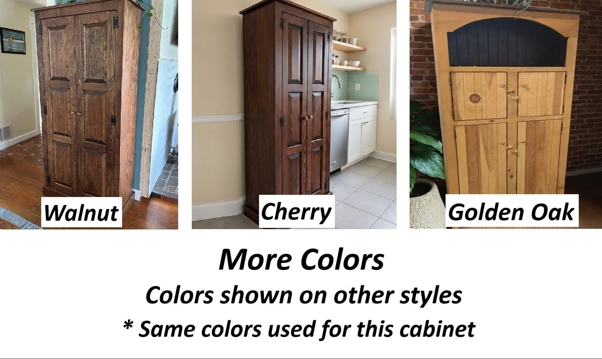 Large Amish Handmade Corner Cabinet - Multipurpose Cabinet - Farmhouse- Primitive Jelly Cabinet- Cupboard- Amish Furniture- Case Goods- Home