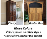 Large Amish Handmade Corner Cabinet - Multipurpose Cabinet - Farmhouse- Primitive Jelly Cabinet- Cupboard- Amish Furniture- Case Goods- Home