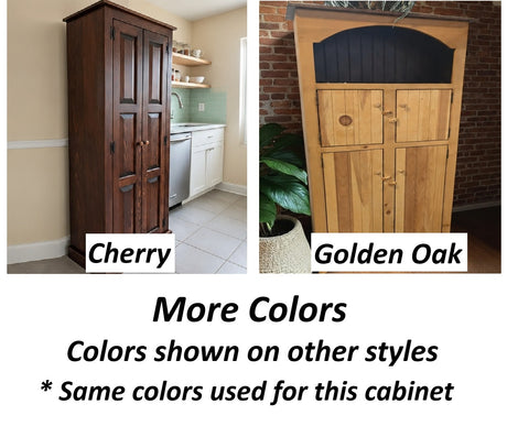 Large Amish Handmade Corner Cabinet - Multipurpose Cabinet - Farmhouse- Primitive Jelly Cabinet- Cupboard- Amish Furniture- Case Goods- Home