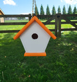 Wren Birdhouse Chickadee bird House Amish Handmade Hanging Bird House Poly Lumber Weather Resistant