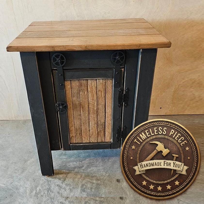 End Table - Primitive - Amish Furniture - Home Décor - Nightstand - Living - Farmhouse Decor - Amish Handmade - Fireplace - Bathroom Cabinet