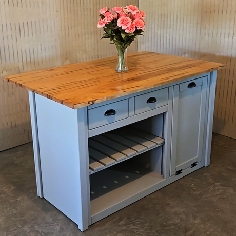 Kitchen island, Amish handmade, kitchen furniture, kitchen storage, cabinet, home furniture, three drawer cabinet,