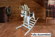 Load image into Gallery viewer, Children&#39;s Toy - Amish Handmade Rocking Horse - Vintage - Decorative - Wooden Toy - Toddler Gift - Animal Toy - Collectible - Toddler Gift
