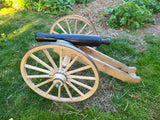 Yard Cannon - Decorative - Amish Handmade - Scale Cannon - Country Decor- Primitive