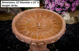 Birdbath - Garden Décor - Handmade - Patio - Garden Accent - Natural - Bird Lovers - Outdoors - Birdwatch