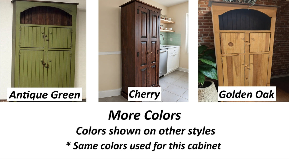 Corner Cabinet - Multipurpose Amish Handmade Large Cabinet - Farmhouse - Primitive Jelly Cabinet - Cupboard - Storage - Case Goods - Home