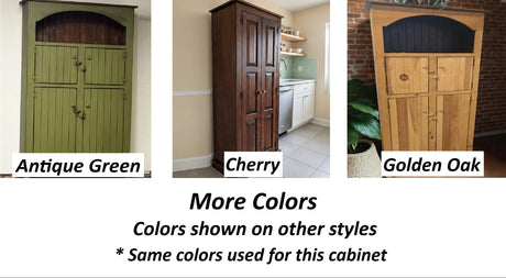 Corner Cabinet - Multipurpose Amish Handmade Large Cabinet - Farmhouse - Primitive Jelly Cabinet - Cupboard - Storage - Case Goods - Home