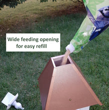 Load image into Gallery viewer, Gazebo Bird Feeder Vinyl PVC Weather Resistant Handmade Choose Roof Color Active
