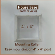 Load image into Gallery viewer, Chapel Birdhouse Handmade, Choose Roof Color, Bird House For The Outdoors, Pole Not Included
