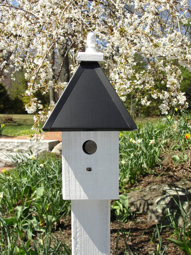 1 Nesting Compartment Bird House - Amish Handmade - Weather Resistant - Birdhouse Outdoor