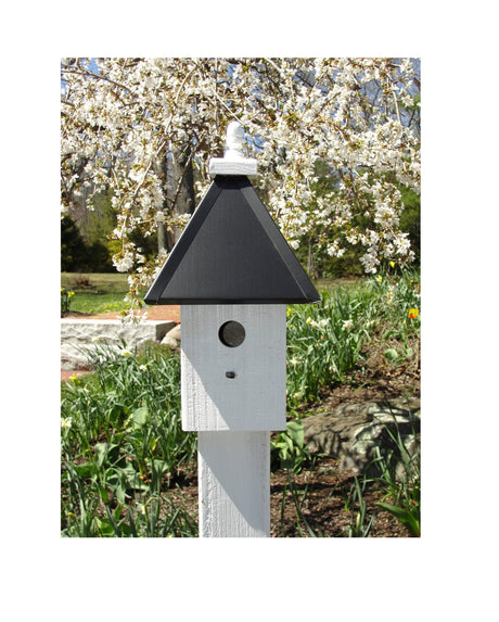 Bird House - 1 Nesting Compartment - Handmade - Weather Resistant - Birdhouse Outdoor