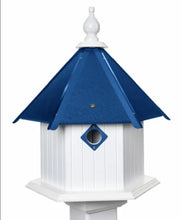 Load image into Gallery viewer, Birdhouse Handmade 3 Nesting Compartments Vinyl PVC Made With Metal Predator Guards Weather Resistant Birdhouse Outdoor Decor
