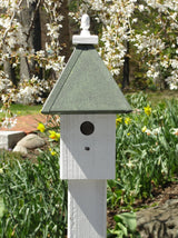 1 Nesting Compartment Bird House - Amish Handmade - Weather Resistant - Birdhouse Outdoor