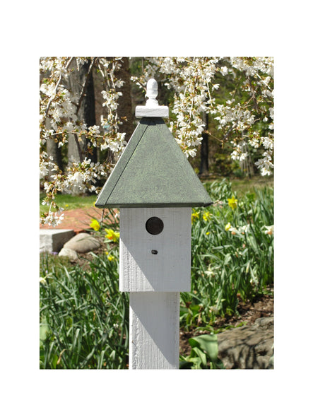 Bird House - 1 Nesting Compartment - Handmade - Weather Resistant - Birdhouse Outdoor