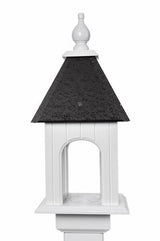 Gazebo Bird Feeder Vinyl PVC Weather Resistant Handmade Choose Roof Color Active