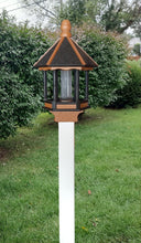 Load image into Gallery viewer, Poly Lumber Bird Feeder - Amish Handmade - Weather Resistant - Premium Feeding Tube - Bird Feeder For Outdoors - Bird Lovers
