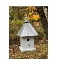 Load image into Gallery viewer, Birdhouse Hanging Handmade Wooden With 1 Nesting Compartment Aluminum Roof
