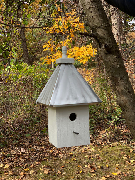 Bird House - Hanging - 1 Nesting Compartment - Handmade - Weather Resistant Birdhouse Outdoor