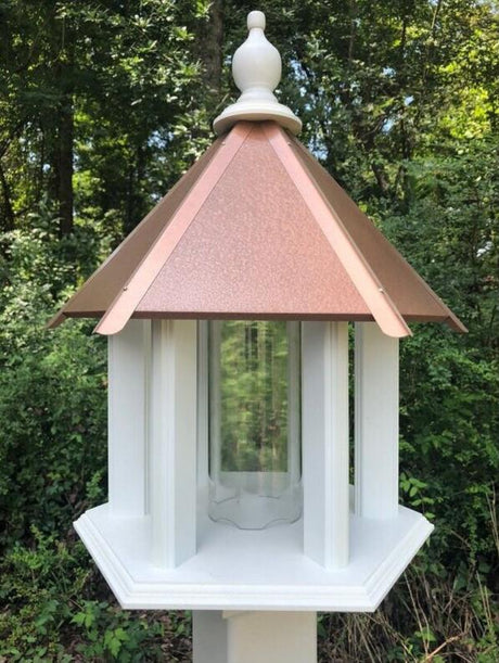 Bird Feeder Large Gazebo Handmade Vinyl PVC Weather Resistant Choose Roof Color