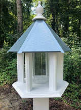 Bird Feeder - Gazebo Bird Feeder - Large - Handmade - Weather Resistant - Large Feeding Opening - Bird feeder For Outdoor