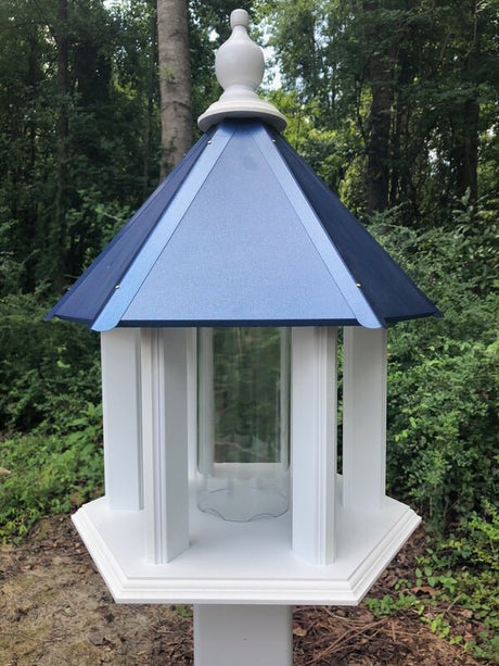 Bird Feeder Large Gazebo Handmade Vinyl PVC Weather Resistant Choose Roof Color