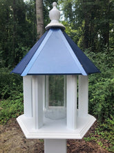 Load image into Gallery viewer, Bird Feeder Large Gazebo Handmade Vinyl PVC Weather Resistant Choose Roof Color
