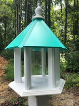 Bird Feeder Large Gazebo Handmade Vinyl PVC Weather Resistant Choose Roof Color