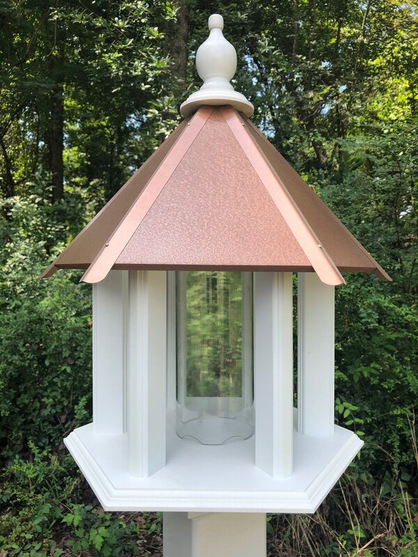 Bird Feeder - Gazebo Bird Feeder - Large - Handmade - Weather Resistant - Large Feeding Opening - Bird feeder For Outdoor