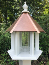 Load image into Gallery viewer, Bird Feeder - Gazebo Bird Feeder - Large - Handmade - Weather Resistant - Large Feeding Opening - Bird feeder For Outdoor
