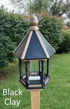 Load image into Gallery viewer, Poly Lumber Bird Feeder - Amish Handmade - Weather Resistant - Premium Feeding Tube - Bird Feeder For Outdoors - Bird Lovers
