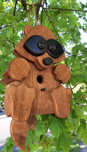 Load image into Gallery viewer, Racoon Hanging Bird House - 1 Nesting Compartments - Amish Handmade - Birdhouse Outdoor - Bird Lovers
