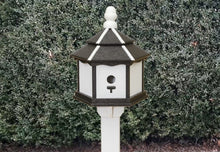 Load image into Gallery viewer, Birdhouse Poly Amish Handmade 3 Nesting Compartments Weather Resistant Birdhouse Outdoor
