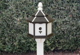 Gazebo Poly Birdhouse Amish Handmade 3 Nesting Compartments Weather Resistant